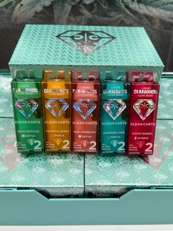 Clean Carts 2g Liquid Diamonds Live Resin Disposable - Image 4