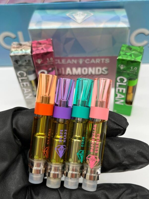 Clean Carts 1g liquid diamonds + live resin Cake vs Candy