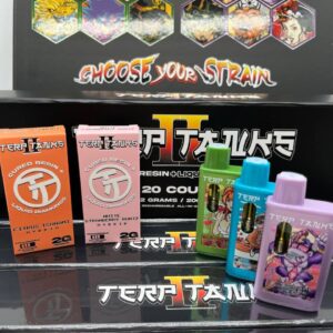 Terp Tanks 2g disposable cured resin liquid diamonds